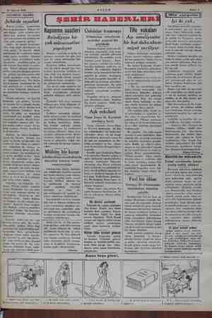    13 Ağustos 1934 — AKŞAMD. | Şehirde seyahat Buhran arttıkça seyahatlerin “dairesi de küçülüyor. Nihayet kü- güle küçüle...