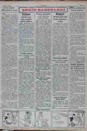    25 Ağustos 1934 AKŞAM AKŞAMDAN AKŞAMA Mesuliyet ve ceza ” le bir havadis Gazetelerde şü okudum: Otobüsler gene söz dinleme-