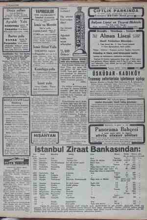    29 Ağustos 1934 . z Dişleri Kurtarır Deniz yolları İŞLETMESİ Acenteleri: Karrköy » Köpraban Tel, 42908 — Eirkeci...