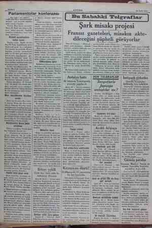  Sahife 2 ÂKŞAN EEE M—ZğZ—Z—Z—şŞZ—>—ş—ş—ş — 24 Eylül 1934 Parlamentolar konferansı (Baş tarafi 1 nci sabifede) teşkil eden...