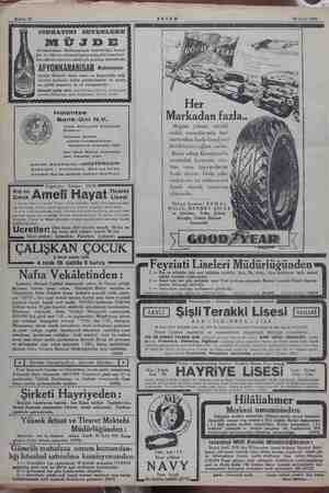  29 Eylül 1934 n SIHHATİNİ SEVENLERE MÜJDE dan istifade edenlerin adedi gün geçtikçe artmaktadır. AFYONKARAHİSAR Mdensuyunu