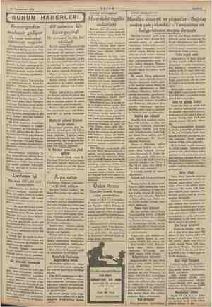    pe 19 Teşrinievvel 1934 e | GUNUN HABERLERİ Romanyadan muhacir geliyor vapur muhacirleri yemez meşguldür Ro anın Pazarcık