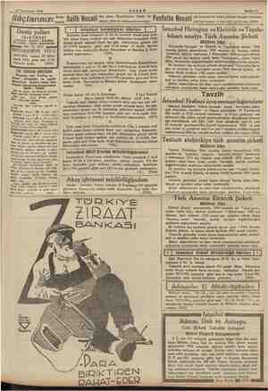    —— 18 Teşrinisani 1934 ilâçlarınızı Deniz yolları si Köprübaşı Birkeci Mühürdarzade ai İŞLETM Tal, e Karaköy « THE eye...