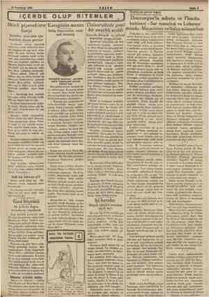    ; 18 Teşrimisani 1934- | İÇERDE OLUP BİTENLER || Hileli yiyeceklere karşı Belediye mücadele için teşkilâta lüzum görüyor