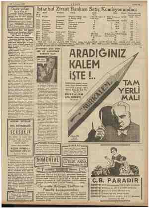    29 Teşrinisani 1934 Deniz ir Tel: 92740 anamız KARADENİZ YOLU İİ CUMHURİYET am 29 ikinci E günü saat teşrin PERŞEMİ 20'de