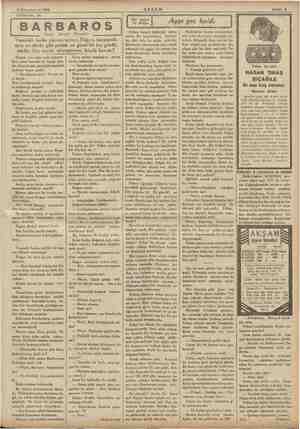  pe Gini 5 Kânunuevvel 1934 Tefrika No. 57 AKŞAM BARB Yazan: İskender Fahreddin AR OS | Yaşmaklı kadın yüzünü açınca, Doğan,