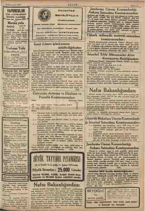    pp ğini ee — — — 26 Künunusani 1935 AKŞAM Sahife 11 i a YAPURCULUK enik Jandarma Umum Kumandanlığı TÜR İM ŞİRKETİ Ankara