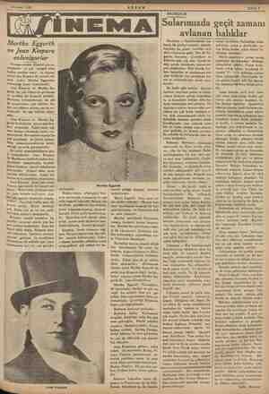    18 Şubat 1935 Martha Eggerth ve Jean Kiepura evleniyorlar Avrupa sinema âlemini son za- idir, i li Kiepura ve Martha Eg-