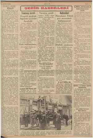    22 Şubat 1935 AKŞAM Sahife 3 AKŞAMDAN AKŞAMA N ihayet ! Kok fiatlerinde ihtikâr var mi cak diye ümitsizliğe düşer- b,...