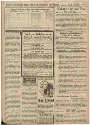    28 Şubat 1935 AKŞAM Sahife 13 Asipirol, Necati Grip, nezle, baş ve diş ağrılarının kat'i ilâcıdır. 7. Deposu SALIN NECATI
