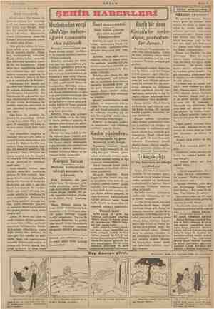  30 Mart 1935 AKŞAM Sahife 3 AKŞAMDAN AKŞAMA Asri mezarlık Be lediyemizin Şişli dışında bir ve yapmak için beslediği —eli son