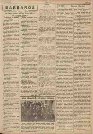      3 Nisan 1935 Tefrika No. 169 ARBAROS Yazan: İskender Fahreddin Hamza, Kızıllemanın kulağına eğildi: “Bugün bu işe nihayet