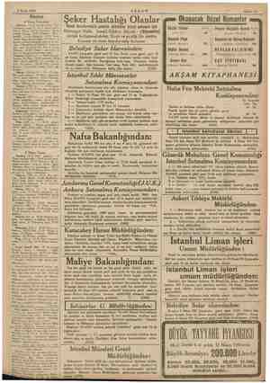        4 Nisan 1935 AKŞAM Sahife 13 a Radyo Şeker Hastalığ l Okunacak Güzel Roman! Gsm Perma eker Hastalığı Olanlar unacak...