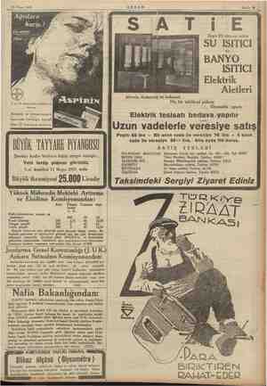  A 23 Nisan 1935 2 ve 20 komprimölik ambalajlarda bulunur, Ambalaj ve komprimelerin üzerinde halisliğin timsali & 1) markasını