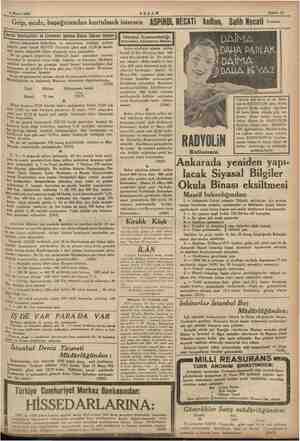    9 ? Mayıs 1935 AK , Grip, nezle, başağrısından kurtulmak istersen SOL NECATi kullan, Salih Necati Eezares rin Demiryolları