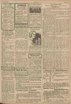    15 Mayıs 1935 Deniz yolları e e Tel, “pe Slm Blikeci ia AYVALIK YOLU BA N a) ru is CA vapuru 15 Mayıı İMROZ YOLU KOCAELİ