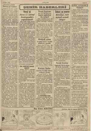    19 Mayıs 1935 AKŞAMDAN AKŞAMA Pariste bir felâket ral be LabE aksetti: İT gazete muhabirinin Paristen de dığına göre, dünya
