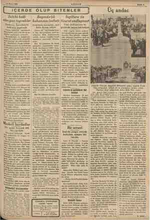    9 Mayıs 1935 | iÇERDE OLUP BİIiTENLER Sahibi belli olmıyan topraklar Bostancı, İçerenköyde kadastro yapılacak Finans...