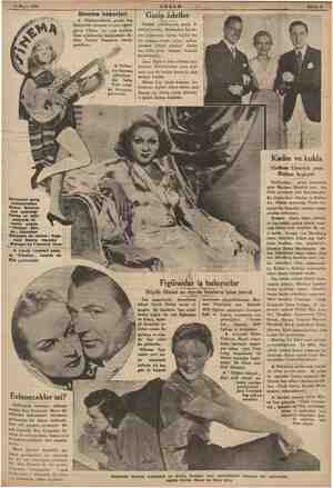    ŞT ölmeli ir Zile ..—. 23 Mayıs 1935 AKŞ AM ba Sid haberleri - Garip. ideler Sinema yıldızlarının garip detleri vardır,...