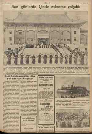      1 Haziran 1935 Son günlerde AKŞAM inde evlenme Sahife 13 çoğaldı Çinde bunların arkasından koşmağa mecbur Son zamanlarda