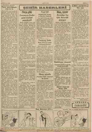  6 Haziran 1935 AKŞAM “Sahife 3 AKŞAMDAN AKŞAMA Paket gümrüğünde ufak bir iş Gazetelerde, gerek havadis ki- sımlarında, gerek