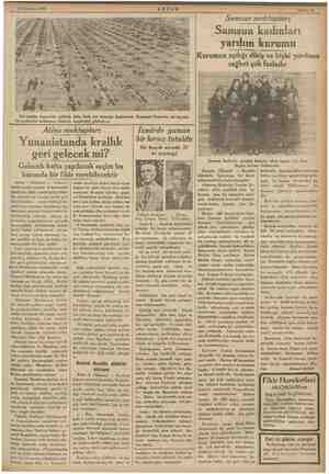    10 Haziran 1935 afta tayyareler siki daba fazla yer tutmağa başlamıştır. Resmimiz Fransada bir en İkrar ilanda sıralanmış