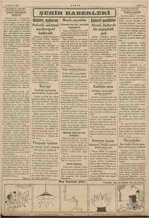  19 Haziran 1935 AKŞAM Sahife 3 AKŞAMDAN AKŞAMA r Insan hayatının Gazetede hep okumuşsunuz- amamış. Fransız telsiz telefon...