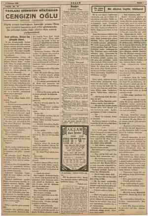    5 Temmuz 1935 AKŞAM Sahife > ——— Kar iş düzine ingiliz hikâyesi ; 5 Temmuz Cum bir hikâ İ Bir düzine ingili yes TACLARI...