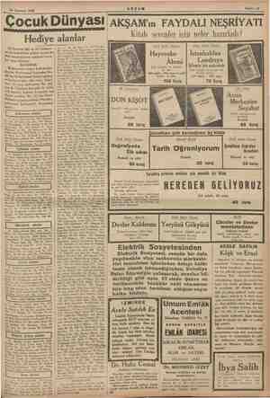    PR 16 16 Temmuz 1935 Çocuk Dünyası Hediye haziran 935 tarihli bilmece- mizin halledilmiş şeklini bugün he- diye...