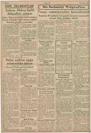  ye DME, MR EE “ çuk . olan İtalyanın ancak iki bu Sahife 2 SON TELGRAFLAR Italyan - Habeş harbi ihtimalleri artıyor | Italya,