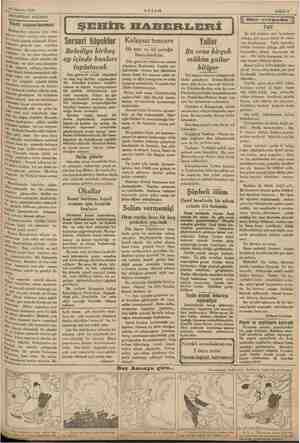  p 19 Ağustos 1935 AKŞAM Sahife 3 AKŞAMDAN AKŞAMA Yeni vapurlarımız Denizyolları idaresi için alın Masna iyor, ay vapurların