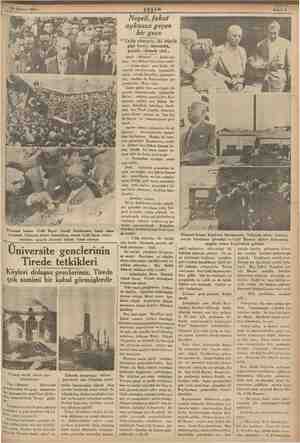  28 Ağustos 1935 Celâl - Bay. üni momi bakanı Eko; ar Nazilli resminde: Yukarıda söylev Mele m fabrikasına temel atma ortada