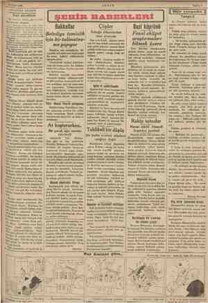    izm m t iŞ ne Evet, Emar ki hep ? Eylül 1935 AKŞAM ” Sahife 3 AKŞAMDAN AKŞAMA Asıl derdimiz Şu satırları birkaç gün evvelki