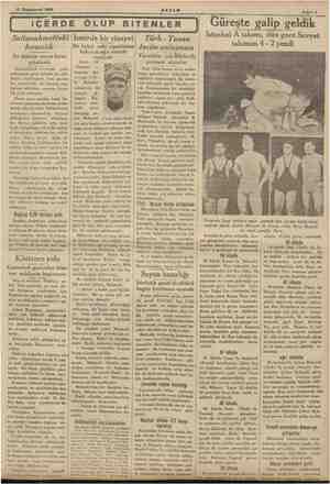  17 ae 1933 Li Sultanahmetteki hırsızlık Iki dükkân soyan hırsız yakalandı Sultanahmed civarında polis tığımız tahkikata...