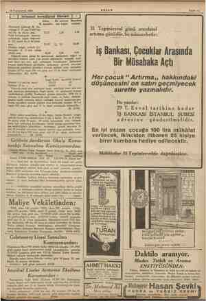    «19 Teşrinievvel 1935 AKŞAM Sahife 13 —————— mm a ara | * | istanbul belediyesi Ilânları ahası Bir metrosu Muvakkat M....