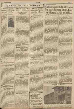    20 Teşrinievvel 1935 ( GÇERDE OLUP BiTENLER ) Esrarkeş bir babanın cinayeti Kel Halil, oğlunu iki yerinden Bari İzmir 19