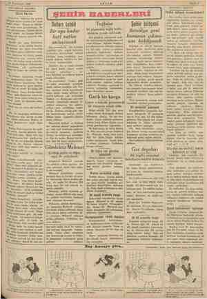    13 inni 1935 AKŞAM - Sahife 3 AKŞANDAN AKŞAMA ISTANBUL HAYATI Mame arsam aaa 3 Tor ie ŞEHİR HABERLERİ | vü sememun...