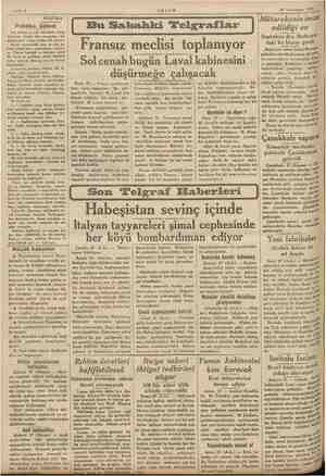  Sahife 2 AKŞAM 28 Teşrinisani 1935 | POLİTİKA Politika üstadı 5 çok muvaffak olmuş diplomatı kimdir diye sorarsanız, biç...