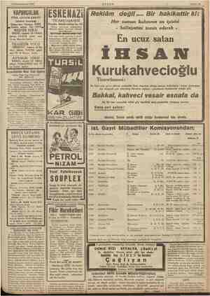    ESKENAZI TİCARETHANESİ Beyoğlu, İstiklâl caddesi No. 307 Daim muhterem (müşterilerini AZAR 10 ğa li kadar, TRABZON YOLU |