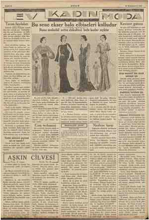    Sahife 6 -AKŞAM İK AA | LD ALT İM Gi e iy KAMAN Keen N m 24 Kânumuevvel 1935 — NN Tuzun ir y* sene ler balo li kolludur em