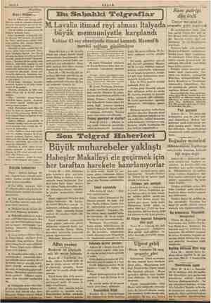       Sahife 2 AKŞAM Sw “3 POLİTİKA | Koz: z: Hitler... ei ile Yük e A arası Avrupa politi- ki iç in zoraki bir mütareke...