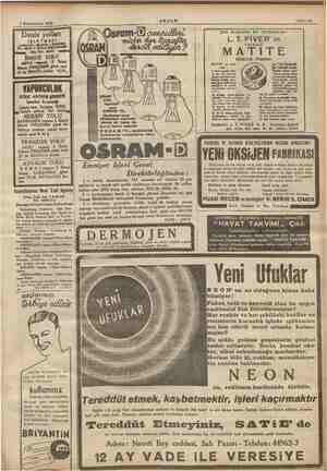    1 Kânunusani 1936 Sahife 15 kânun PERŞEMBE günü saat 16 da İMROZ'a kadar. “8159, VAPURCULUK TÜRK ANONİM ŞİRKETİ İstanbul