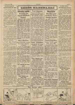  1 Kânunusani 1936 AKŞAM Sahife 3 ee Bagli AKŞAMA Apartımanın var mı? rti- ik memurlarına: Aş pe söylediği sözler sebeb olmuş,