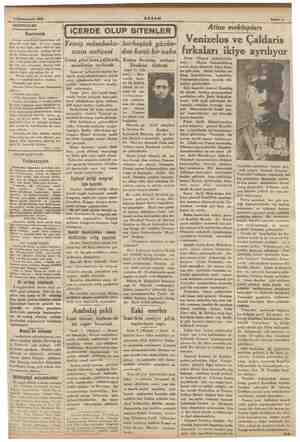    2 Kânunusani 1936 AKŞAM Sahife 5 DÜŞÜNCELER Karnera Fransiz gazetelerini karıştırırken gö- züme resim ilişti. İri yarı,...