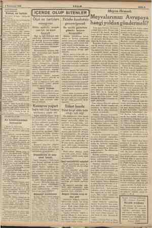    8 Kânunusani 1938 AKŞAM Sahife 5 iğ “lunan kanun lâyihas DÜŞÜNCELER çekenin Kanun ve turizm İ IÇERDE OLUP BİTENLER | Gali