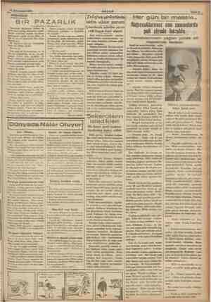  i 31 Kânunusani 1936- Sahife 5 DÜŞÜNCELER: BiR PA Göçenlerde okudumdu, . Pariste Şarib' pazar açılmış. Ri essamlar. ani....