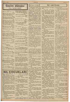     N B Şubat 1936 Geçim a dünyası Yazan: NECDET RÜŞTÜ ilim Kadın gençti, güzeldi. Erkek oturum Gülçin Onlar candan alar...