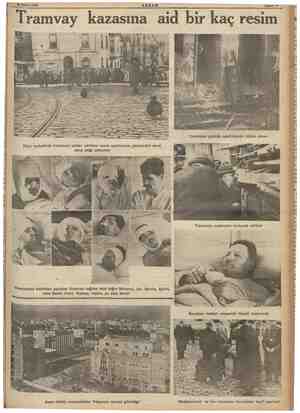     28 Şubat 1936 AKŞAM Sahife 9 Tramvay kazasına aid bir kaç resim “a RE N z dili K ti İl # My Ni va vi Mi N i İl / | : Sir