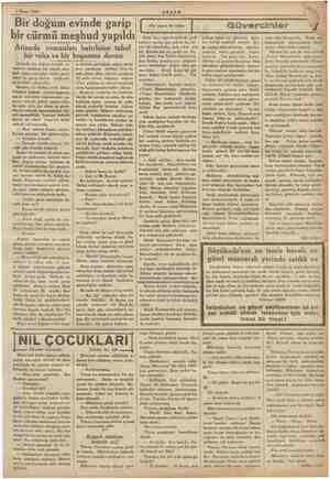    GE 2 Nisan 1936 m. ii AKŞAM Bir dağın evinde garip |( mumu | bir cürmü meşhud yapıldı Atinada romanları hatırlatan tuhaf