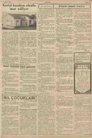    6 Nisan 1936 Kartal kasabası süratle imar ediliyor Kartalda inşa edilen fenni mezbaha Kartalda kara caddesinin muhtelif...